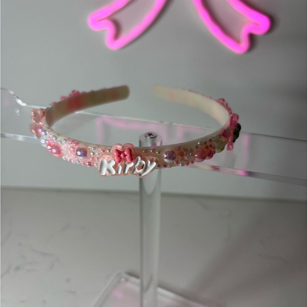 **New** Handmade “Kirbylicious” girls headband